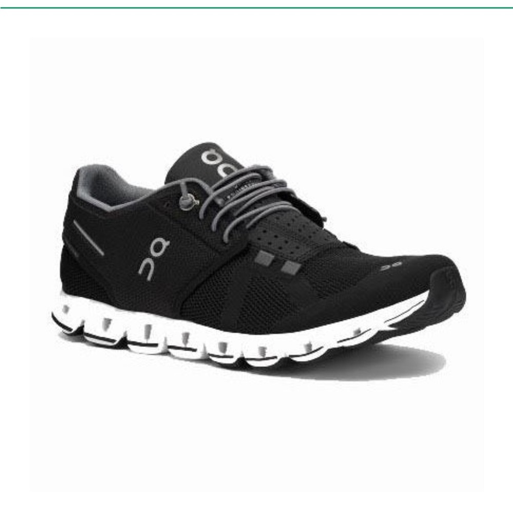 ON Running Cloud Sneaker - Black / White. EUC